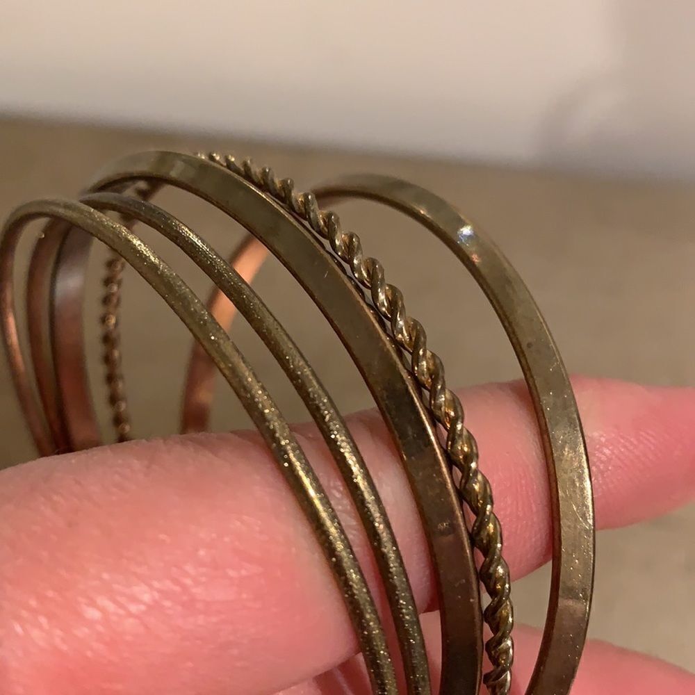 Gold bracelet bundle 5 - Picture 2 of 7